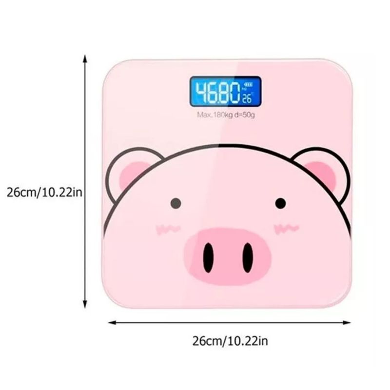 Comprar Bascula Digital Cerdito Recargable en Electroshopy